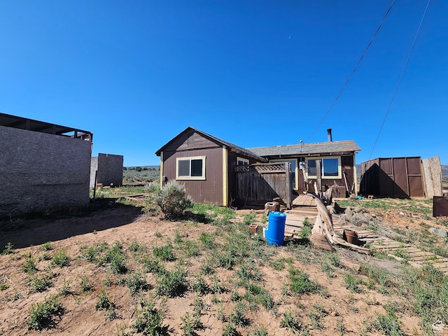 44600 W Hwy 40, Fruitland, UT 84027 - rear view of house with an outdoor structure