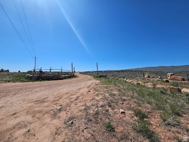 44600 W Hwy 40, Fruitland, UT 84027 - view of dirt / gravel road with a view of countryside