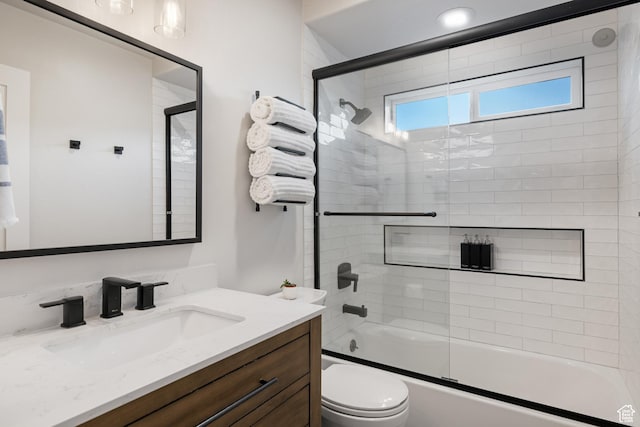 1753 Teal Dr, Kimball Junction, UT 84098 - full bath with vanity, toilet, and combined bath / shower with glass door