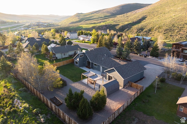 1753 Teal Dr, Kimball Junction, UT 84098 - aerial perspective of suburban area with a mountain backdrop
