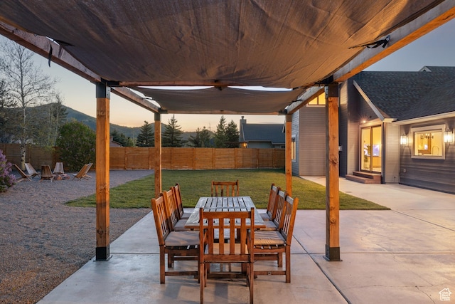 1753 Teal Dr, Kimball Junction, UT 84098 - view of patio / terrace featuring outdoor dining area and entry steps