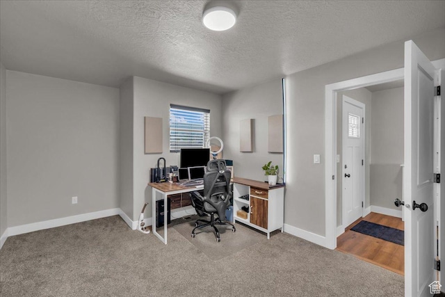 1038 S 4575 W, Cedar City, UT 84720 - carpeted office with baseboards and a textured ceiling