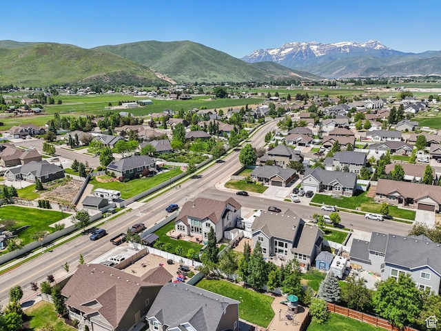 2391 S 330 E, Heber City, UT 84032 - aerial view of residential area with a mountain backdrop