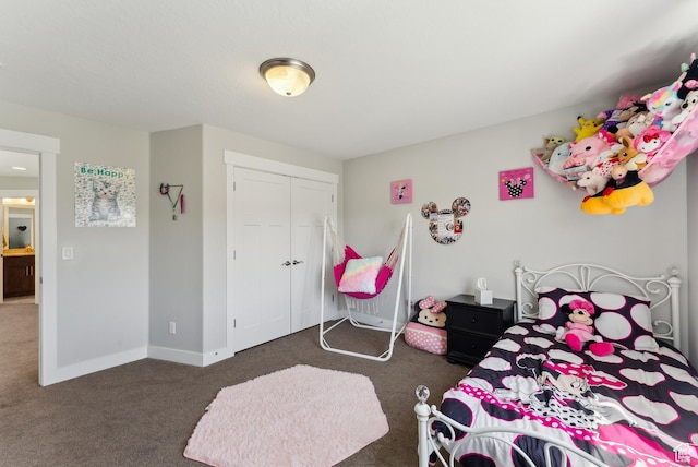 2391 S 330 E, Heber City, UT 84032 - bedroom with carpet flooring, a closet, and baseboards