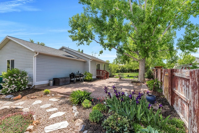 5144 W Wheatcrest Cir, West Jordan, UT 84081 - view of yard with a patio and a wooden deck