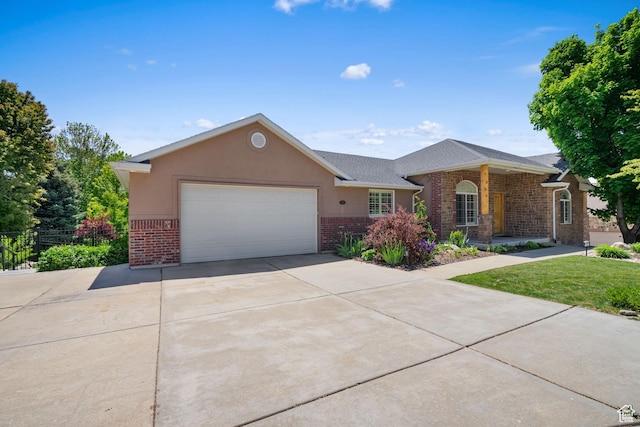 1291 E 5630 S, South Ogden, UT 84403 - single story home with brick siding, a garage, driveway, and a shingled roof