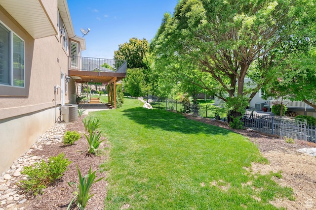 1291 E 5630 S, South Ogden, UT 84403 - view of yard featuring central air condition unit