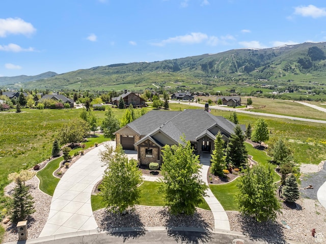 3858 E Eagle Ct, Eden, UT 84310 - view of subject property with a mountain backdrop