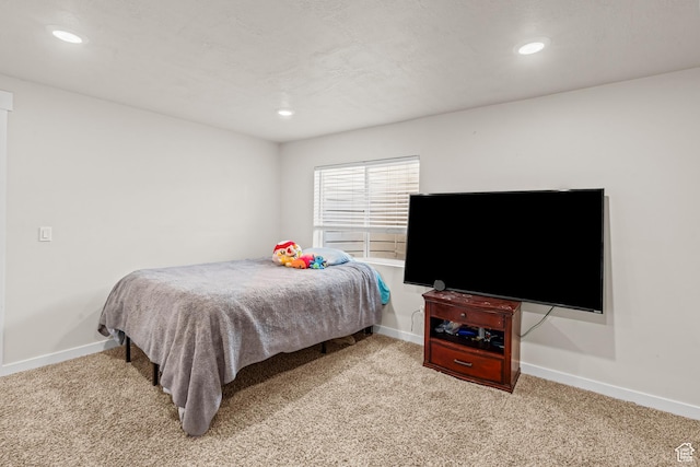3932 S Sennie Dr W, Magna, UT 84044 - bedroom with carpet, baseboards, and recessed lighting