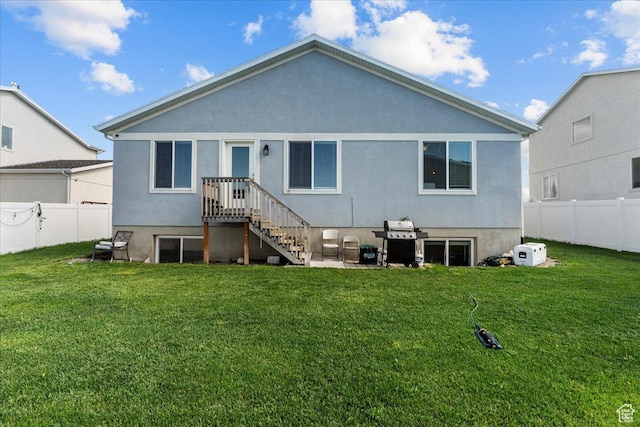 3932 S Sennie Dr W, Magna, UT 84044 - rear view of house featuring stucco siding