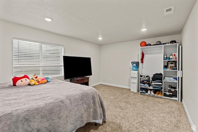 3932 S Sennie Dr W, Magna, UT 84044 - carpeted bedroom featuring baseboards and recessed lighting
