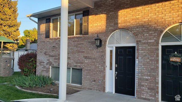 125 W 870 N, Orem, UT 84057 - doorway to property with brick siding