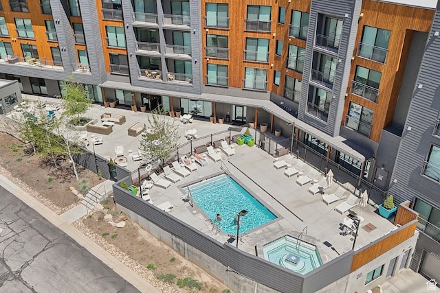 2670 Canyons Resort Dr Unit 319, Park City, UT 84098 - bird's eye view of a pool area