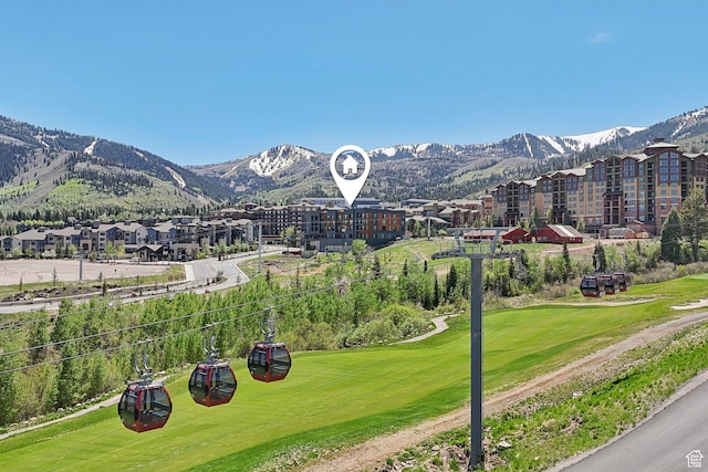2670 Canyons Resort Dr Unit 319, Park City, UT 84098 - view of mountain backdrop with a local golf course