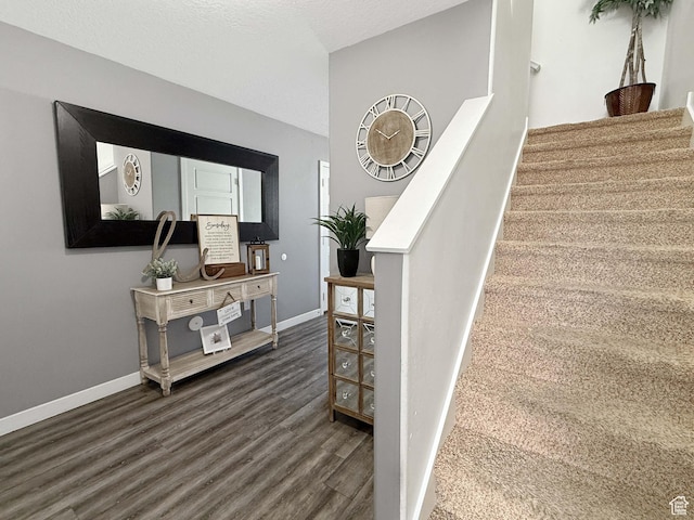 3508 S Creek Side Ln, Syracuse, UT 84075 - stairway featuring wood finished floors and baseboards