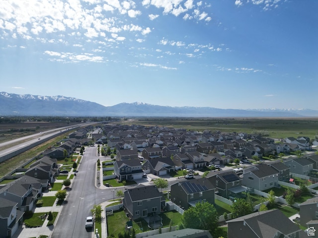 3508 S Creek Side Ln, Syracuse, UT 84075 - aerial view of residential area featuring mountains