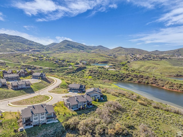9984 N Rail Loop Unit 29, Heber City, UT 84032 - drone / aerial view of a water and mountain view