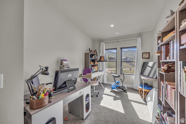 9984 N Rail Loop Unit 29, Heber City, UT 84032 - carpeted office with recessed lighting and baseboards