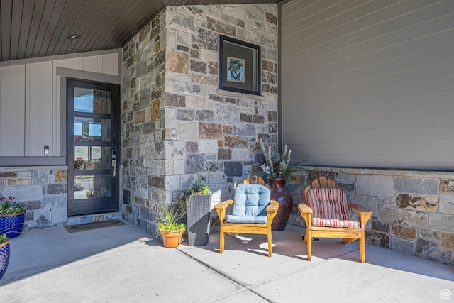 9984 N Rail Loop Unit 29, Heber City, UT 84032 - doorway to property featuring stone siding