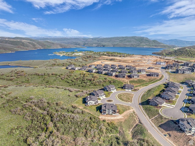 9984 N Rail Loop Unit 29, Heber City, UT 84032 - aerial view of residential area featuring a water and mountain view