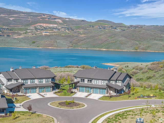 9984 N Rail Loop Unit 29, Heber City, UT 84032 - aerial view of property and surrounding area with a water and mountain view