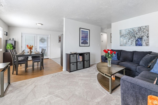 180 W Vine St, Tooele, UT 84074 - living area with carpet flooring and a textured ceiling