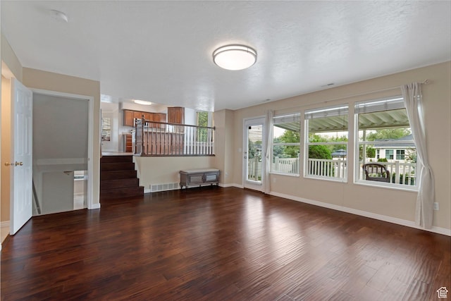 494 E High Berry Ln S, Draper, UT 84020 - unfurnished living room with wood finished floors, plenty of natural light, and baseboards