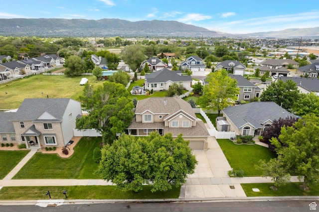 494 E High Berry Ln S, Draper, UT 84020 - aerial perspective of suburban area featuring a mountain backdrop