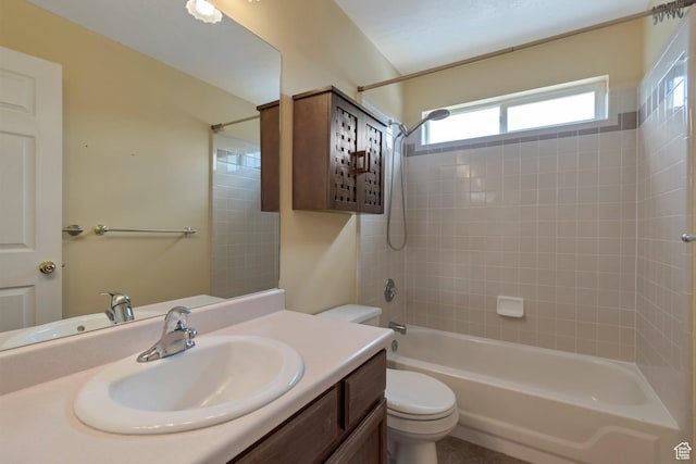 494 E High Berry Ln S, Draper, UT 84020 - full bathroom with toilet, vanity, and bathing tub / shower combination