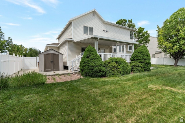 494 E High Berry Ln S, Draper, UT 84020 - rear view of house featuring covered porch