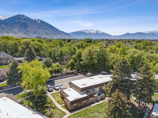 1404 N Lancelot Dr W, Provo, UT 84601 - bird's eye view of a mountainous background