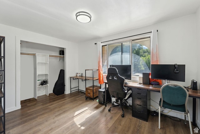 1404 N Lancelot Dr W, Provo, UT 84601 - office with wood finished floors