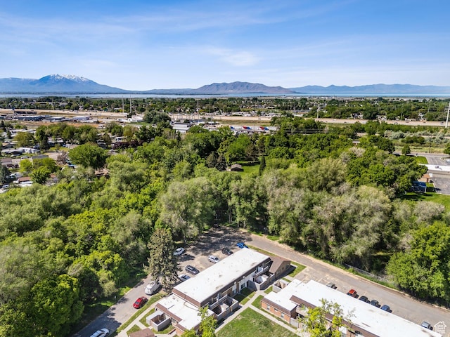 1404 N Lancelot Dr W, Provo, UT 84601 - drone / aerial view of a mountainous background