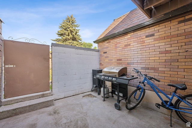 1404 N Lancelot Dr W, Provo, UT 84601 - view of patio / terrace with a grill