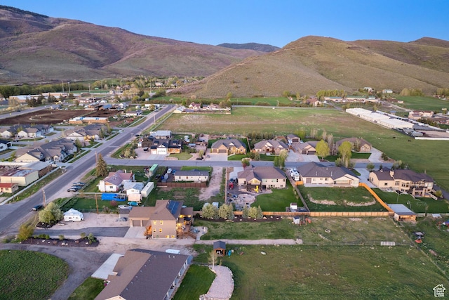 300 E 400 S, Kamas, UT 84036 - aerial view of property and surrounding area with nearby suburban area and a mountain backdrop