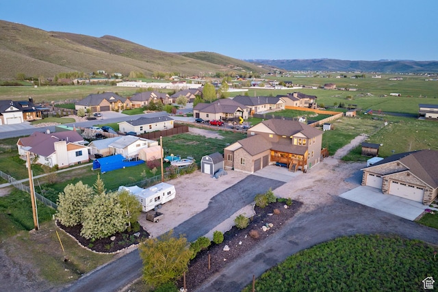 300 E 400 S, Kamas, UT 84036 - aerial view of residential area with a mountain backdrop