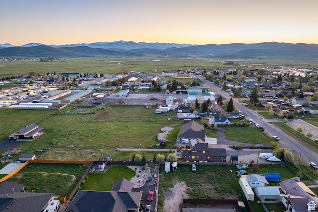 300 E 400 S, Kamas, UT 84036 - aerial view at dusk of a mountain view