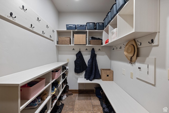 300 E 400 S, Kamas, UT 84036 - mudroom with baseboards and stone finish flooring