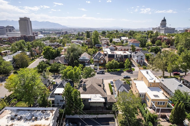 216 B St, Salt Lake City, UT 84103 - aerial perspective of suburban area with mountains