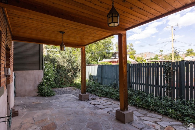 216 B St, Salt Lake City, UT 84103 - fenced backyard featuring a patio