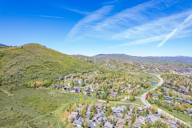 7403 Brook Hollow Loop Rd, Park City, UT 84098 - aerial view of property and surrounding area featuring nearby suburban area and mountains
