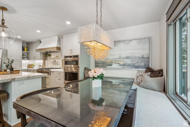 3058 Elk Run Dr W, Park City, UT 84098 - dining room featuring recessed lighting