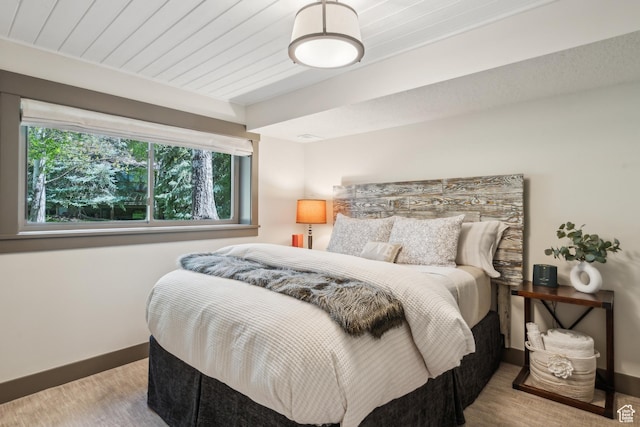 3058 Elk Run Dr W, Park City, UT 84098 - bedroom featuring baseboards and wood ceiling