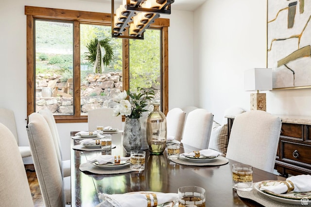 2938 Daybreaker Dr, Park City, UT 84098 - dining room with a chandelier