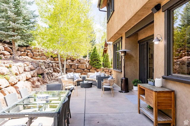 2938 Daybreaker Dr, Park City, UT 84098 - view of patio / terrace featuring outdoor lounge area