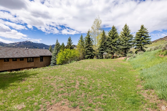 2938 Daybreaker Dr, Park City, UT 84098 - view of grassy yard featuring a mountain view