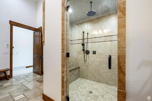 2938 Daybreaker Dr, Park City, UT 84098 - full bath with a shower stall and stone tile flooring