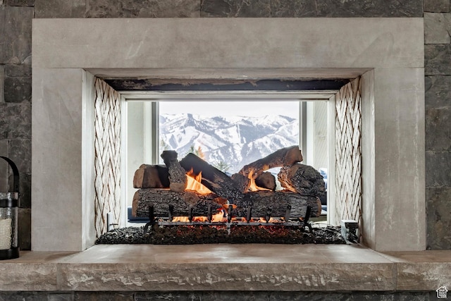 5925 Mountain Ranch Dr, Park City, UT 84098 - detailed view of a fireplace