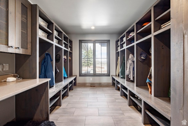 5925 Mountain Ranch Dr, Park City, UT 84098 - mudroom featuring baseboards and light tile patterned flooring