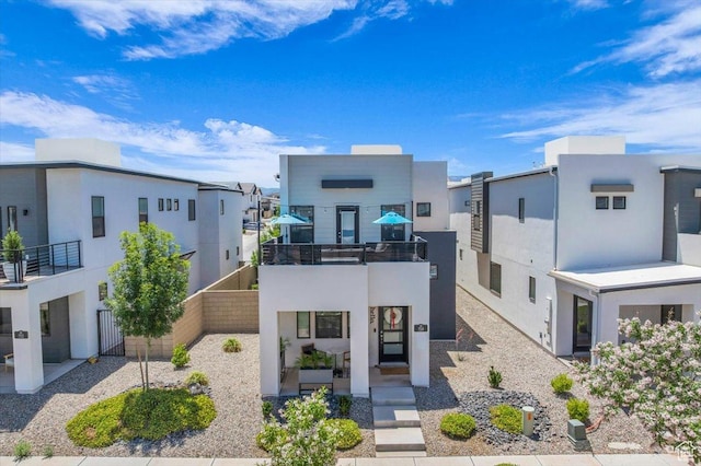 758 W Slate Ln, St George, UT 84790 - modern home featuring stucco siding and a residential view